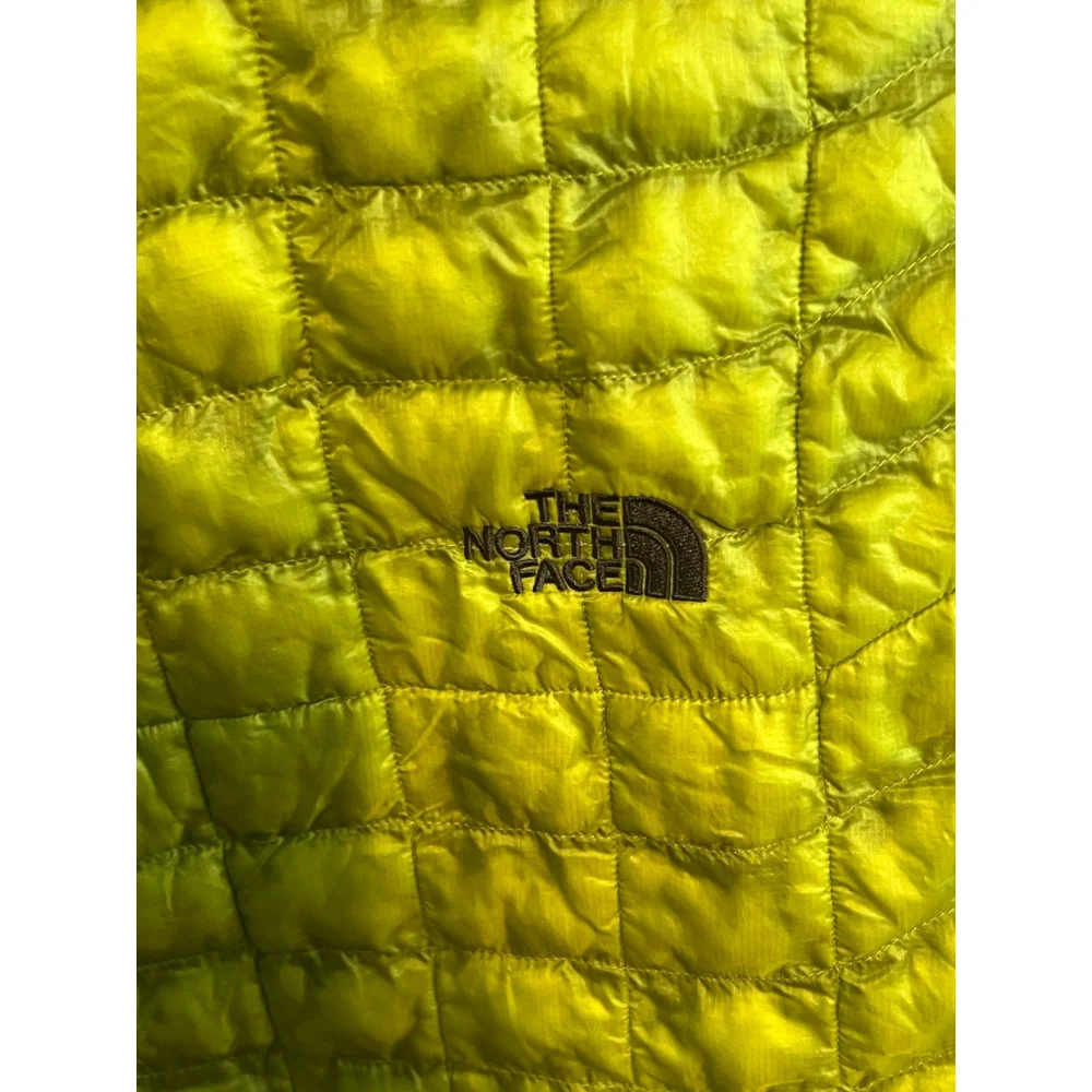 The North Face Lime Green Mens Thermoball Puffer Vest